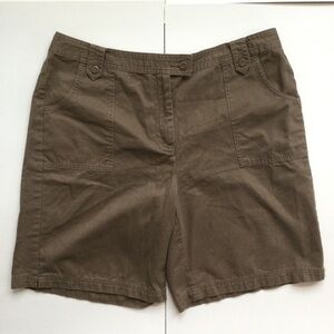 Basic Editions Light Brown Shorts Size 16